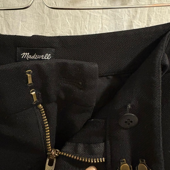 Madewell Classic Black Flexible Fit Boot Cut Slacks size 2 - Picture 4 of 6